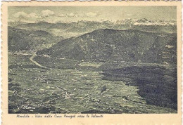 1942-cartolina Mendola Vista Dalla Cima Penegal (Trento) Viaggiata - Trento