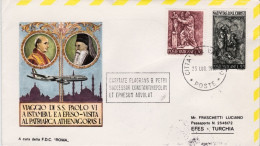 1967-Vaticano Viaggio S.S.Paolo VI A Efeso Turchia - Aéreo