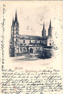 1898-Germania Cartolina Gruss Aus Bamberg Viaggiata - Autres & Non Classés