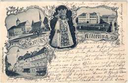 1899-Germania Cartolina Gruss Aus Altotting Viaggiata - Autres & Non Classés