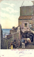 1908-"San Remo-Porte Candeler"per La Svizzera (francobollo Asportato)ma Con Boll - Genova (Genua)