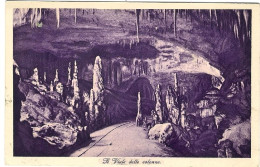 1932-Slovenia Cartolina "Grotte Di Postumia-il Viale Delle Colonne"affrancata 10 - Slovénie