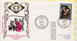 1977-Vaticano Pescara Dispaccio Aereo Speciale Partecipazione Di S.S.Paolo VI Al - Poste Aérienne