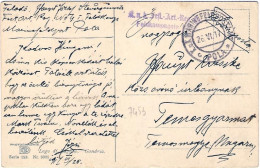 1926-cartolina Lago Lugano Gandria Con Annullo Di Pola K.u.K.Marine Feldpostamt  - Briefe U. Dokumente