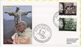 1997-Vaticano Visita Papale A Rio De Janeiro Brasile Di S.S.Giovanni Paolo II - Poste Aérienne