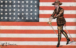1918-cartolina Patriottica Pro U.S.A. Viaggiata - Patriotic