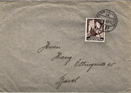 1941-Liechtenstein Lettera Diretta In Svizzera Affrancata 3r.rovine Di Schalun - Autres & Non Classés