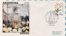 1987-Argentina Visita Papale A Rosario Di S.S.Giovanni Paolo II - Airmail