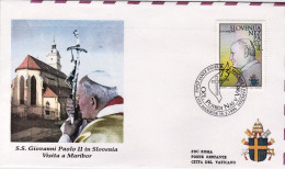 1996-Slovenia Rientro Visita Papale A Maribor Di S.S.Giovanni Paolo II - Slovenia