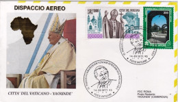 1995-Vaticano Visita Papale In Camerun Di S.S.Giovanni Paolo II^a Yaounde' - Airmail