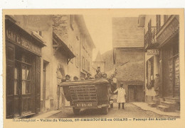 38 // SAINT CHRISTOPHE EN OISANS    Passage Des Autos Cars / Vallée Du Vénéon - Autres & Non Classés