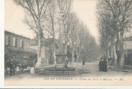 13 // AIX EN PROVENCE    Cours Des Arts Et Métiers  E L / Fontaine Saint Louis - Aix En Provence