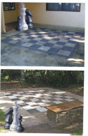 GIANT CHESS BOARDS AUSTRALIA QUEENSLAND  2 POSTCARDS - Chess