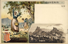 1906-Belgio Cacao Suchard Souvenir Valais Sion (Svizzera Vallese) Viaggiata - Autres & Non Classés