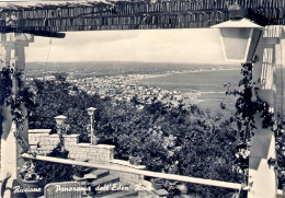 1958-cartolina Riccione Veduta Dall'Eden Rock Affrancata L.15 Lourdes Isolato - Rimini