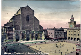 1958-cartolina Bologna Basilica Di San Petronio Affrancata L.5 Siracusana (sfugg - Bologna