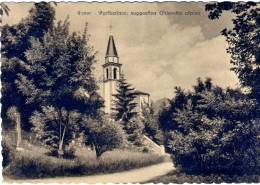 1955-cartolina Pener Chiesetta Alpina Annullo Ambulante Calalzo Venezia 188 - Kerken En Kloosters
