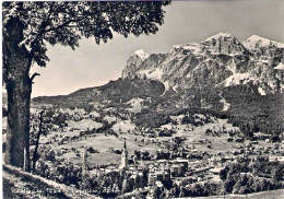 1958-cartolina Foto Cortina Tofane Affrancata L.15 Lourdes Isolato - Belluno