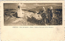 1916-cartolina Illustrata Morelli-Cristo Nel Deserto Affrancata 5c. Leoni Annull - Jesus