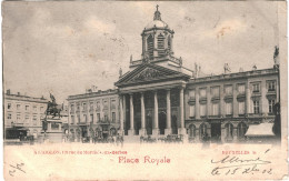 CPA Carte Postale  Belgique Bruxelles Place Royale 1902 VM81407 - Places, Squares