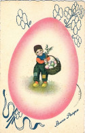 1942-cartolina Augurale Affrancata 30c.Imperiale Annullo Lubiana - Easter