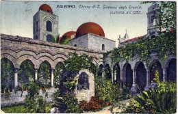 1914-Palermo Chiesa Di San Giovanni Degli Eremiti Diretta In Ungheria Affrancata - Palermo