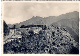 1940-cartolina Foto Altopiano Di Lavarone Forte Belvedere E Cima Dante Viaggiata - Trento
