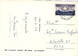 1956-cartolina Foto Ponte Di Legno Il Ghiacciaio Del Pisgana Affrancata L.10 Dec - Brescia