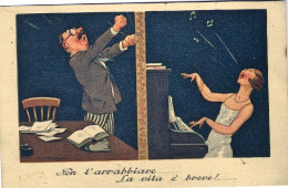 1935circa-"non T'arrabbiarela Vita è Breve!"disegnatore Amerigo - Humor