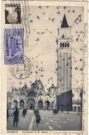 1931-cartolina Venezia Campanile Di San Marco Diretta In Ungheria Affrancata 10c - Venezia (Venedig)