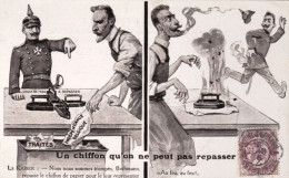 1916-Francia Un Chiffon Qu'on Ne Peut Pas Repasser, Viaggiata - Humor