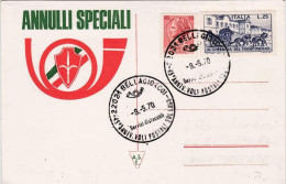 1970-Bellagio (Como) 45 Anniversario Voli Postali Sul Lago - 1961-70: Marcophilie