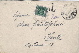 1945-busta Tassata Con Segnatasse L.2 Isolato - Poststempel