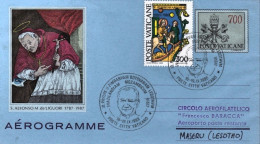 1988-Vaticano Viaggio Papa Giovanni Paolo II^per Maseru Lesotho - Airmail