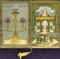 1927-"Fiori E Sogni"almanacco Profumato Sirio, Calendario 6,5x10,5 Cm. In Ottime - Tamaño Pequeño : 1921-40