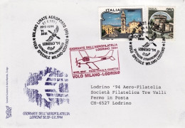 1994-dispaccio Volo Straordinario Milano Lodrino Del 30 Aprile (cat.Pellegrini N - Airmail