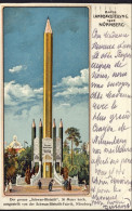 1905-Bayer Landesausstellung Nurnberg Cartolina A Rilievo, Viaggiata Diretta In  - Neuburg