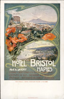 1910-circa-Napoli Cartolina Stile Liberty Hotel Bristol Prop. A.Landry - Napoli (Naples)