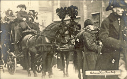 1916-cartolina Foto Processione Funebre Imperatore Carlo Giuseppe D'Austria (Lei - Funérailles