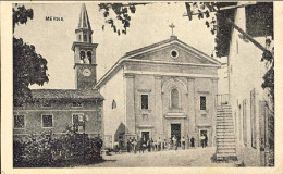 1940-circa-Slovenia Merna La Piazza Con Il Campanile - Eslovenia