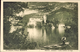 1920circa-La Nuova Italia Redenta Trento Dintorni Castel Toblino Col Lago - Trento