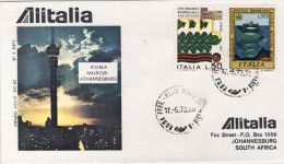 1973-I^volo Alitalia DC10 Roma-Nairobi-Johannesburg Del 17 Maggio - Airmail