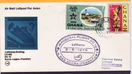 1976-Ghana Inaugural Flight Lufthansa DC10 Accra Frankfurt Del 9 Maggio - Ghana (1957-...)