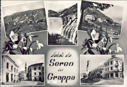 1959-Belluno Saluti Da Seren Del Grappa, Viaggiata - Belluno