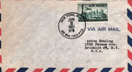 1951-U.S.A. Cat.Pellegrini N.394 Euro 230, Aerogr. Pan Am I^volo New York AMF Ro - Other & Unclassified