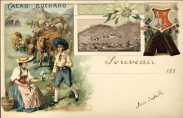 1906-Belgio Cacao Suchard Souvenir Unterwald Sarnen (Svizzera Untervaldo) Viaggi - Otros & Sin Clasificación