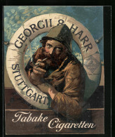 Vertreterkarte Stuttgart, Georgii & Harr, Tabak Cigaretten  - Unclassified