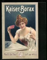 Vertreterkarte Ulm A. D., Kaiser-Brorax, Parfümerie Heinrich Mack, Toilettenmittel  - Unclassified