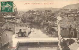 2 Superbes Cpa 52 JOINVILLE. Bief Du Moulin Et Le Poncelet 1913 (timbre Manquant Sur Le Deuxième)... - Joinville
