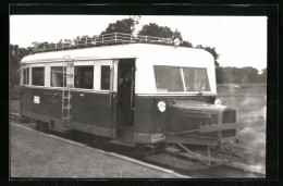 Fotografie Deutsche Eisenbahn, Schienenbus Triebwagen Nr. VT 147 Bei Zeven  - Treinen